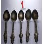 5 Sisters Carlton Quintuplets Silverplate spoons 1