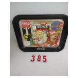 Vintage Coca Cola Metal Serving Tray