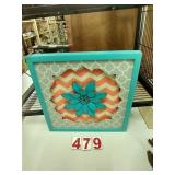 Metal Shadow box Flower pic