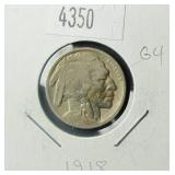 1918 Buffalo Nickel G4 Condition