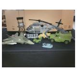 Military Toy Collection with Vehicles, Equipment,