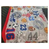 Athletic themed blanket (twin size)
