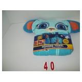 Young Jedi Adventure Hooed Towel