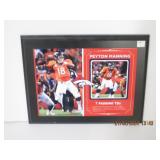 Bronco  Peyton Manning Plaque