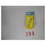 Atlas Nickel Silver 6" Straights - 4 pcs