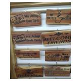 Your Choice of Eastern Red Cedar Signs