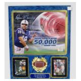 Colts Payton Manning Plaque