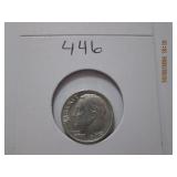 1962 D AU Roosevelt Silver Dime