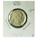 1917 Buffalo Nickel G4 Condition