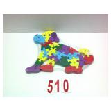Alphabet dog puzzle