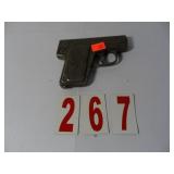 Dick Metal toy pistol - Missing on side of handle