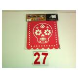 Skull Paper Banner