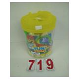 Clear easter Egg filled with Colored fillable