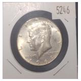 1968 D JFK Half Dollar 40% Silver