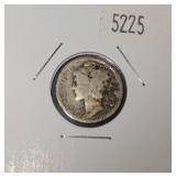 1919 Mercury Silver Dime