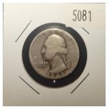 1942 Washington silver Quarter