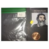 2003 D Us Penny and Saddam Hussein Capture insert