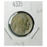 1918 Buffalo Nickel G4 Condition