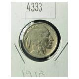1918 Buffalo Nickel G4 Condition