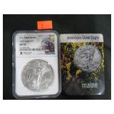 2022 Maine Eagle Landing S$1 NGC MS-70
