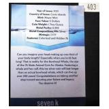 2021 Cook Island $5 Animal Alaska Bowkead Whale NG