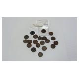 20 Assorted Indian Head Pennies worth $2 each