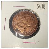 1822 Great Britain Copper Coin George Ivb