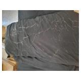 Black Marble Blanket (queen size)