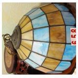 Stain glass hanging lamp