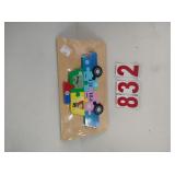 Wood Puzzle - Police Car