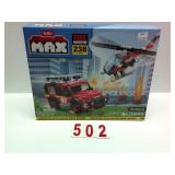 Zuru Max Lego Set Fire Truck and helicopter