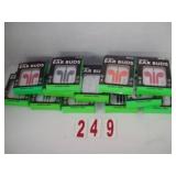 Set of 12 Hands Free Wired Ear Buds - Assorted col