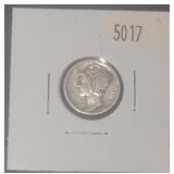 1941 Mercury Silver Dime VG-8