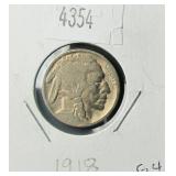 1918 Buffalo Nickel G4 Condition