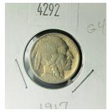 1917 Buffalo Nickel G4 Condition