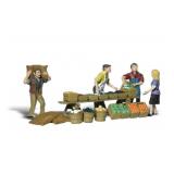 Woodland Scenics Farmers market 14 pcs