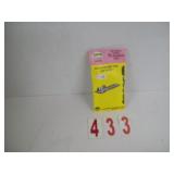 Atlas 2pcs HO bunpers brass