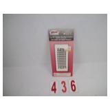 Atlas 1/3 of 18" radius Nickel Silver - 4 pcs