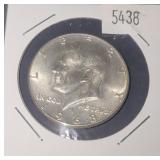 1968 D JFK Silver half dollar