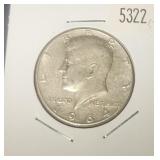 1964 JFK Silver half dollar