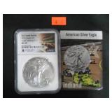 2021 Indiana Eagle Landing T-2 NGC MS-70