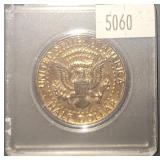 1974 Gold Plated Kennedy Half dollar