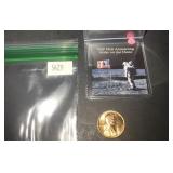 1969 Neil Armstrong walks on Moon insert and