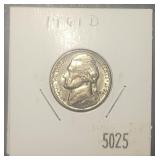 1961 D Jefferson Nickel