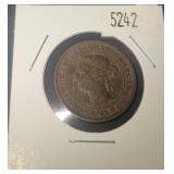 1884 Canadian one cent