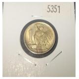 1946 Republika Ceskoslovenska Koruna Coin