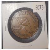 1943 Austraila Penny Dot Y