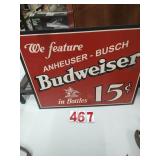 Budweiser Metal Sign