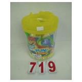 Clear easter Egg filled with Colored fillable