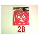 Skull Paper Banner